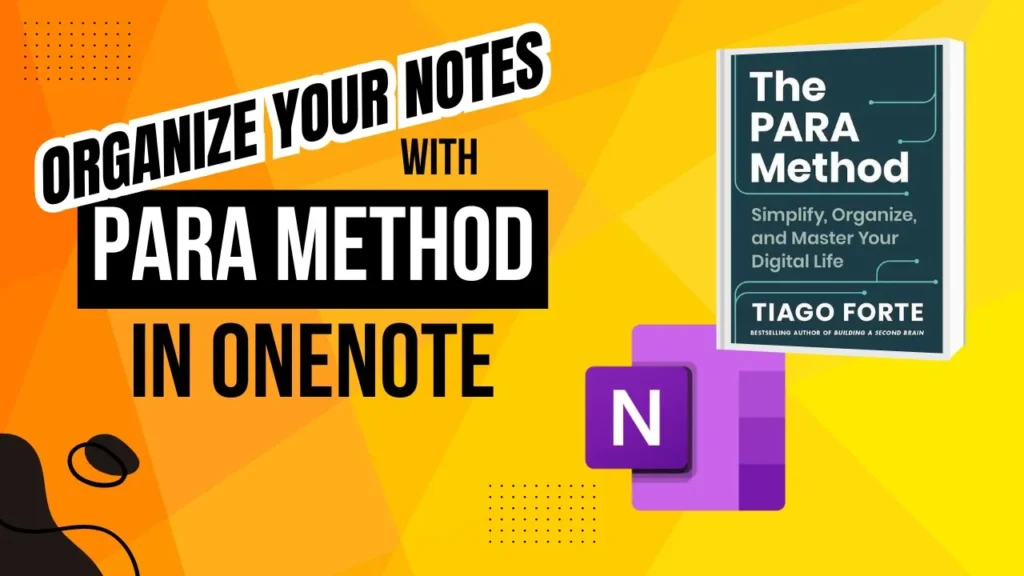 PARA Method in OneNote